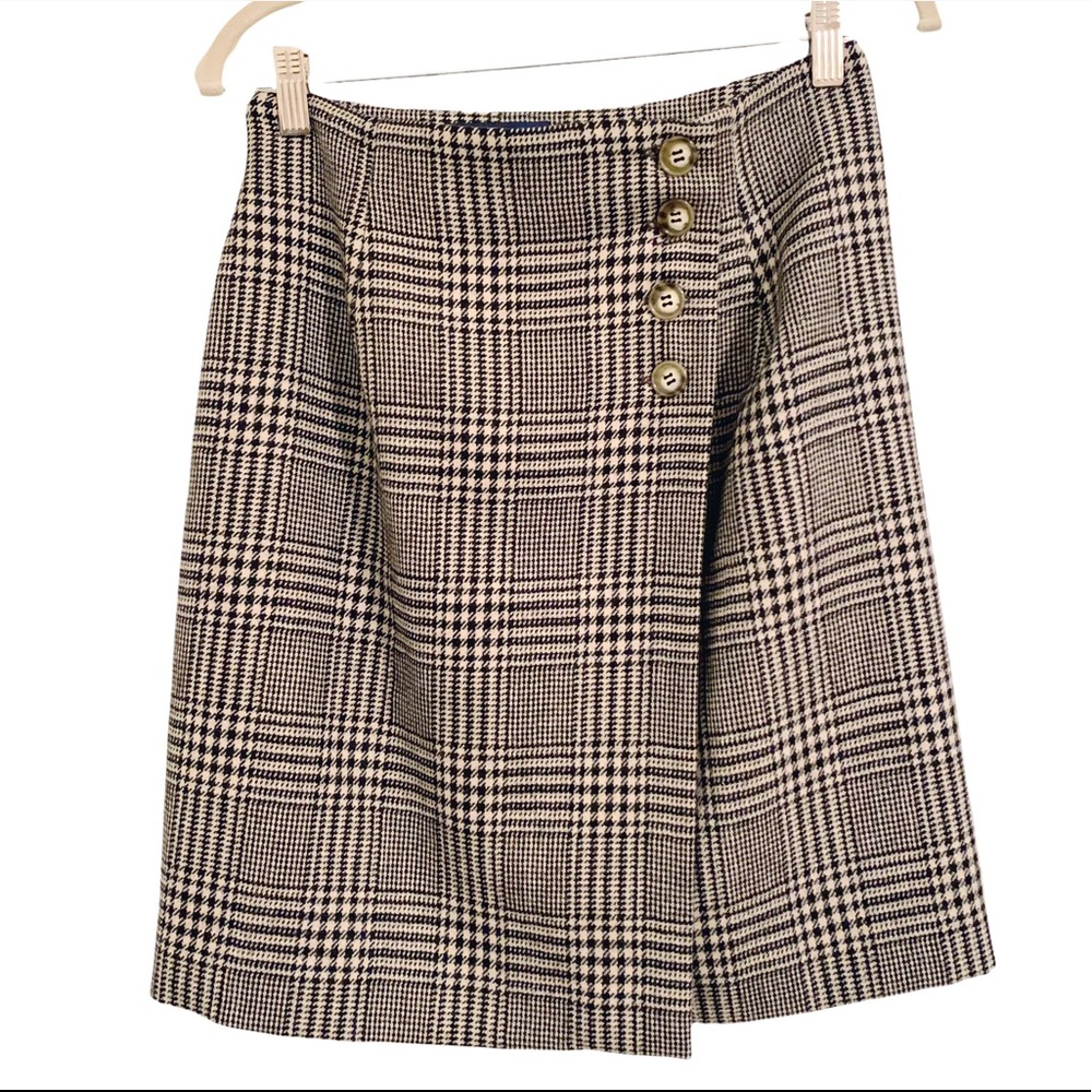 Vintage Wool Wrap Skirt